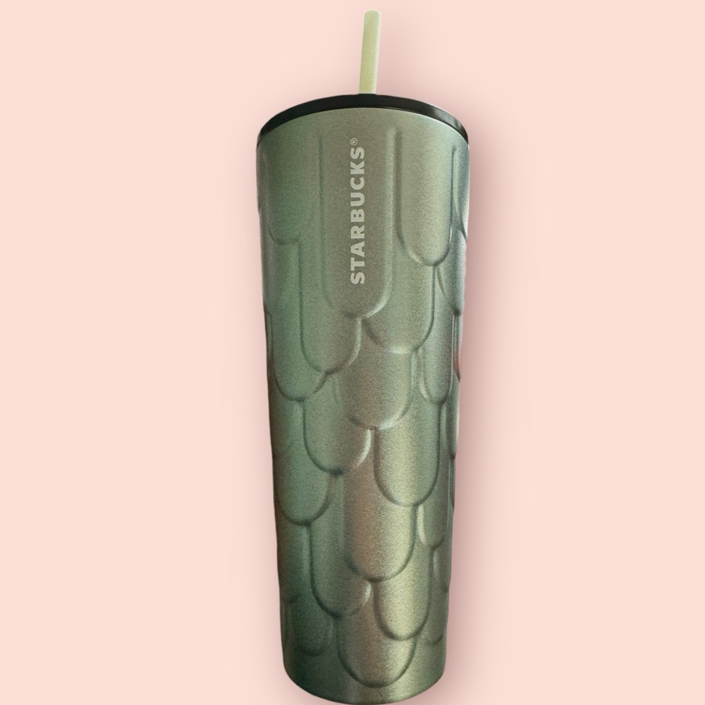 Starbucks 2022 Green Stainless Steel Mermaid Venti 24oz. Tumbler